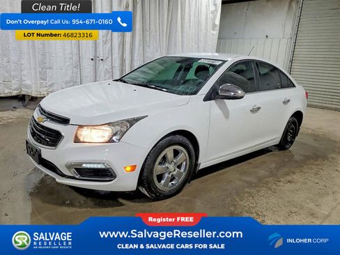 Used 2015 Chevrolet Cruze LT w/ Technology Package image 1