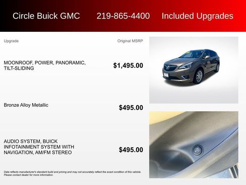 Used 2019 Buick Envision Essence AWD/4WD image 3