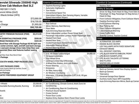 Used 2024 Chevrolet Silverado 2500 High Country w/ High Country Premium Package image 26