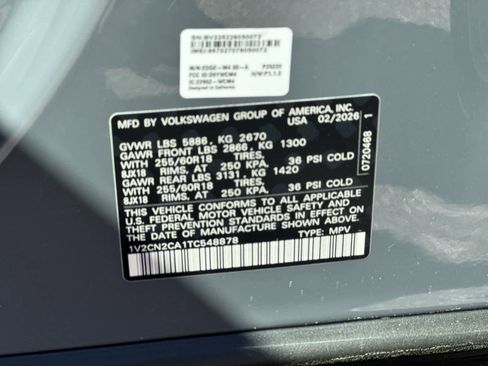New 2026 Volkswagen Atlas Peak Edition AWD/4WD image 35