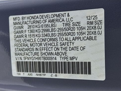 New 2026 Honda Pilot Black Edition image 35