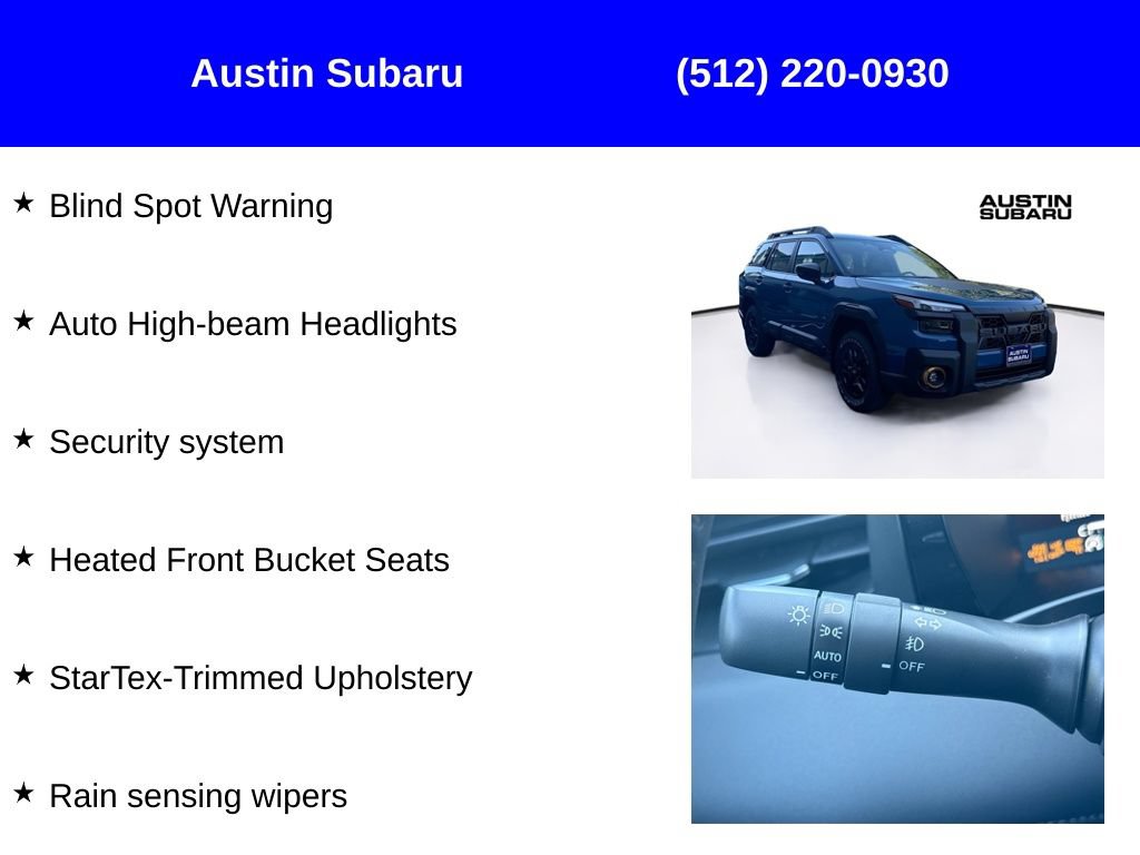 New 2026 Subaru Outback Wilderness AWD/4WD image 17