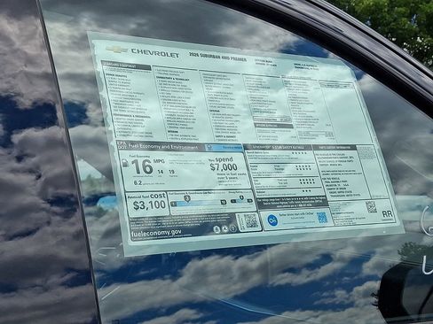 New 2026 Chevrolet Suburban Premier w/ Sun And Tow Package AWD/4WD image 19