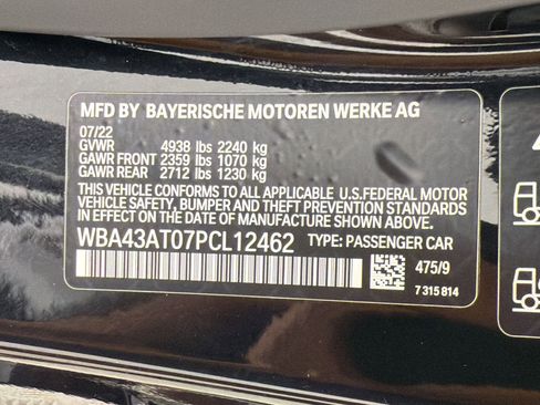 Certified 2023 BMW 430i xDrive Convertible w/ M Sport Package AWD/4WD image 17
