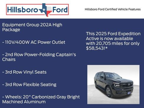 Certified 2025 Ford Expedition Active AWD/4WD image 5