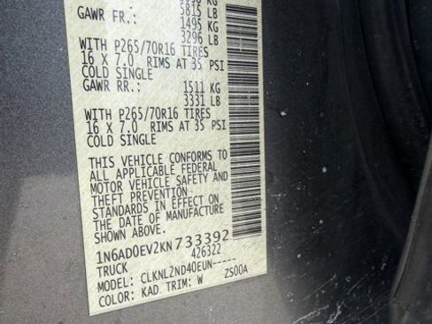 Used 2019 Nissan Frontier SV image 6