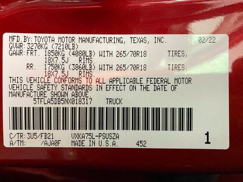 Used 2022 Toyota Tundra SR5 image 23