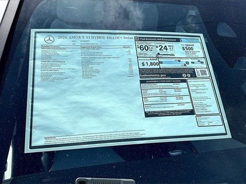 New 2026 Mercedes-Benz E 53 AMG e 4MATIC Sedan image 17