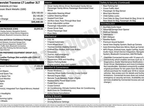 Used 2019 Chevrolet Traverse LT w/ LT Premium Package FWD image 15