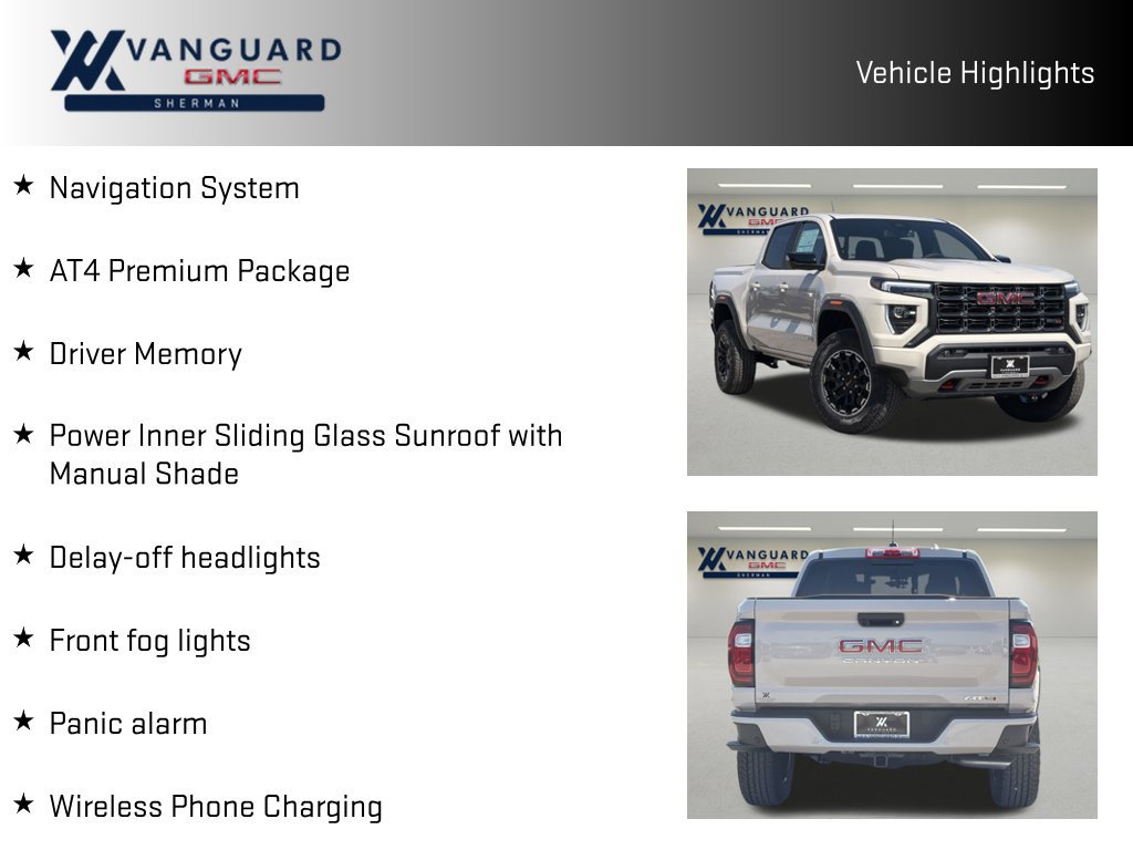 New 2026 GMC Canyon AT4 w/ Technology Plus Package AWD/4WD image 10