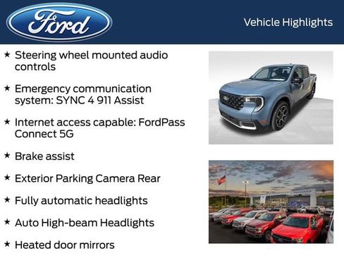 Certified 2025 Ford Maverick Lariat w/ 4K Tow Package AWD/4WD image 8