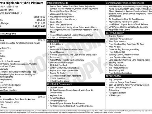 Used 2021 Toyota Highlander Platinum image 4