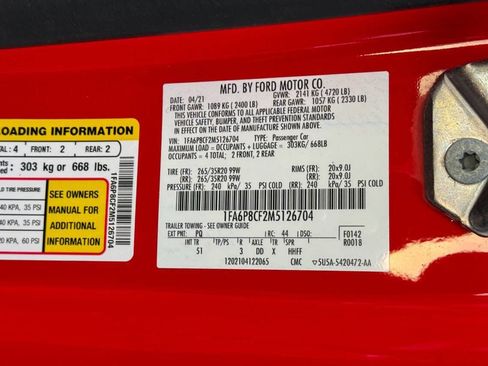 Used 2021 Ford Mustang GT Premium w/ Equipment Group 401A image 24