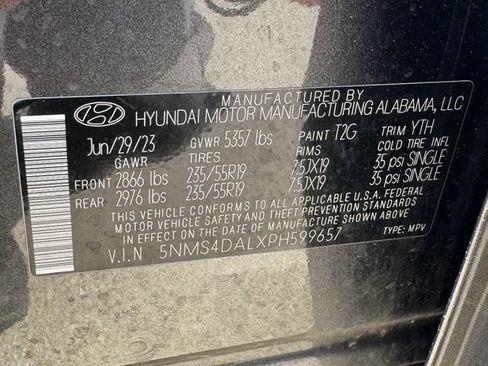 Used 2023 Hyundai Santa Fe Limited AWD/4WD image 10