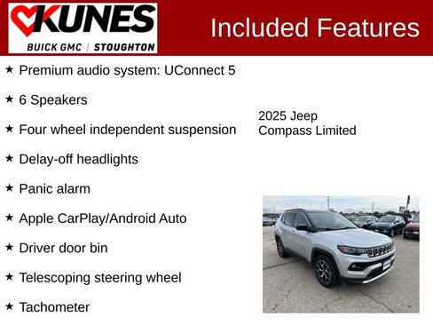 Used 2025 Jeep Compass Limited AWD/4WD image 3