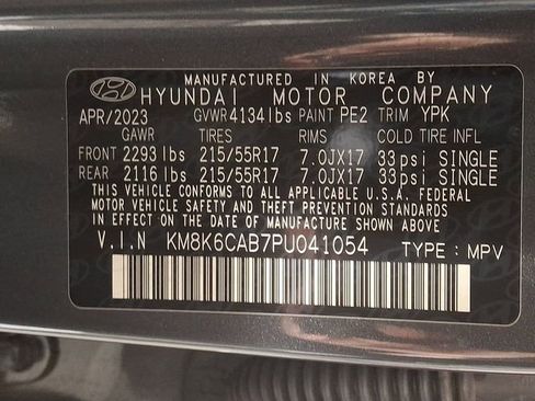 Used 2023 Hyundai Kona SEL w/ Cargo Package AWD/4WD image 27