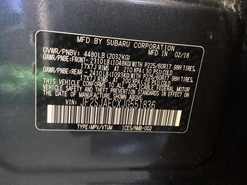 Used 2018 Subaru Forester 2.5i Premium w/ Protection Package #3A AWD/4WD image 16