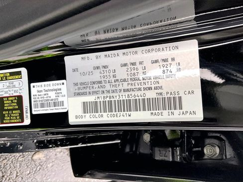 New 2026 MAZDA MAZDA3 Hatchback w/Premium Plus Pkg image 13