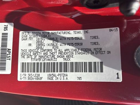 Used 2015 Toyota Tundra Platinum AWD/4WD image 21