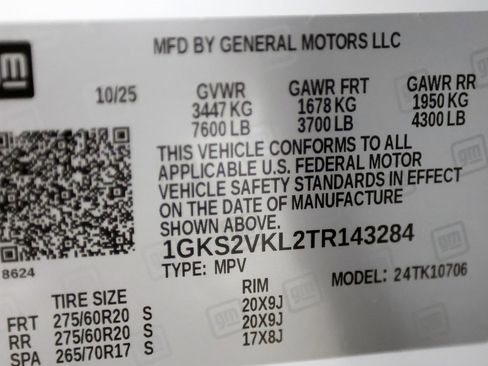 Used 2026 GMC Yukon AT4 Ultimate w/ LPO, Floor Liner Package image 59