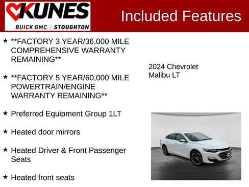 Used 2024 Chevrolet Malibu LT FWD image 3