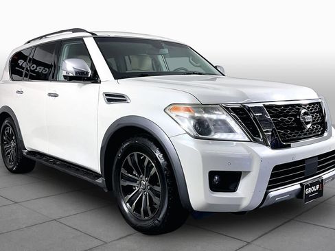 Used 2017 Nissan Armada Platinum w/ Captain Seat Package RWD image 2