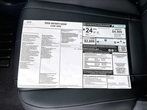 New 2026 INFINITI QX60 Luxe w/ Cargo Package image 20