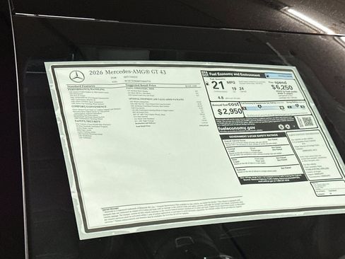 New 2026 Mercedes-Benz AMG GT 43 image 29