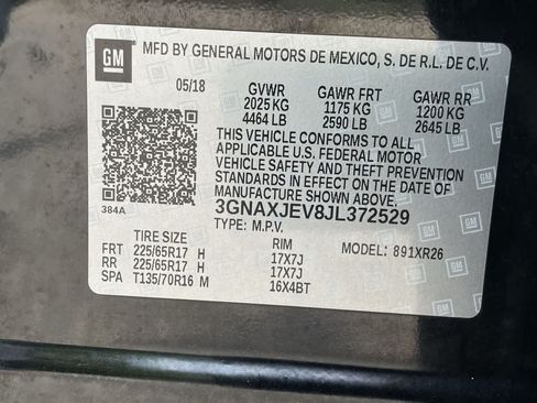 Used 2018 Chevrolet Equinox LT w/ Sun & Infotainment Package FWD image 32