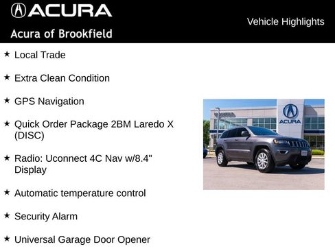 Used 2021 Jeep Grand Cherokee Laredo X AWD/4WD image 4
