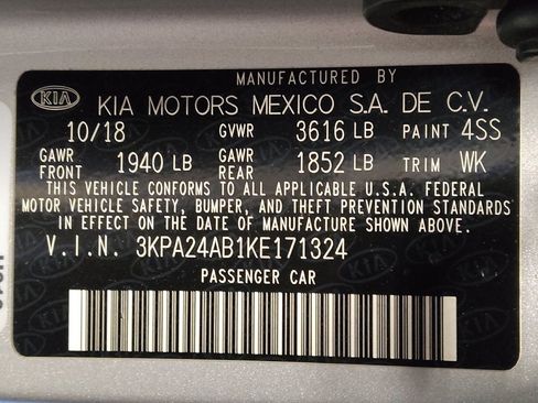 Used 2019 Kia Rio S FWD image 33