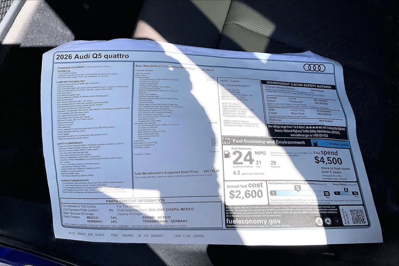 New 2026 Audi Q5 Prestige AWD/4WD image 18