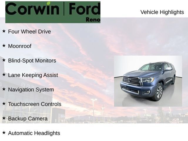 Used 2018 Toyota Sequoia Limited w/ Safety & Convenience Package AWD/4WD image 8