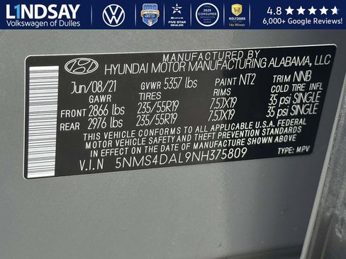 Used 2022 Hyundai Santa Fe Limited image 25