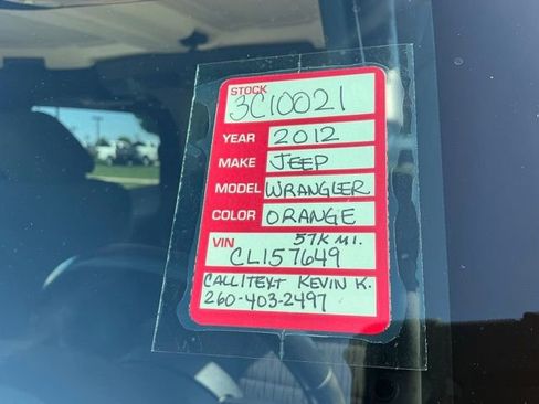 Used 2012 Jeep Wrangler Sport AWD/4WD image 30
