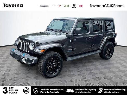 Used 2022 Jeep Wrangler Unlimited Sahara w/ Cold Weather Group AWD/4WD image 1