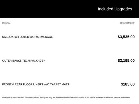 New 2025 Ford Bronco Sport Outer Banks w/ Sasquatch Outer Banks Package image 3