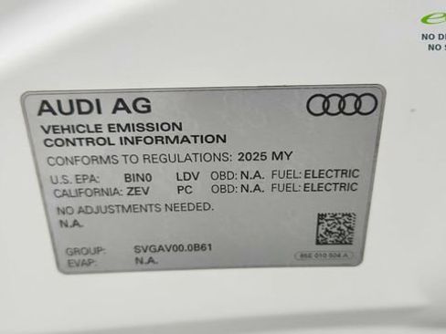 Used 2025 Audi A6 e-tron Premium Plus w/ Premium Plus RWD image 61