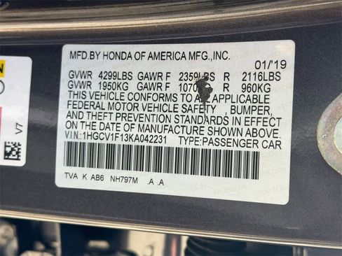 Used 2019 Honda Accord LX image 32