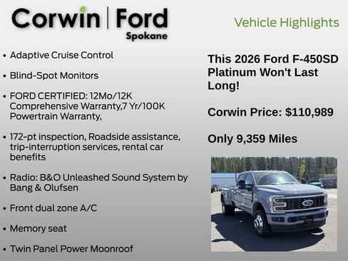 Used 2026 Ford F450 Platinum AWD/4WD image 6