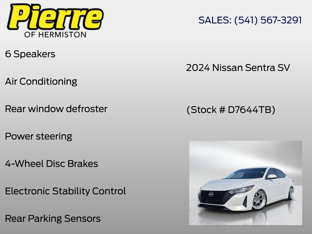 Used 2024 Nissan Sentra SV FWD image 6
