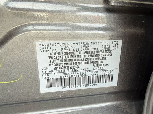 Certified 2026 Nissan Sentra S w/ S Cold Weather Package FWD image 18