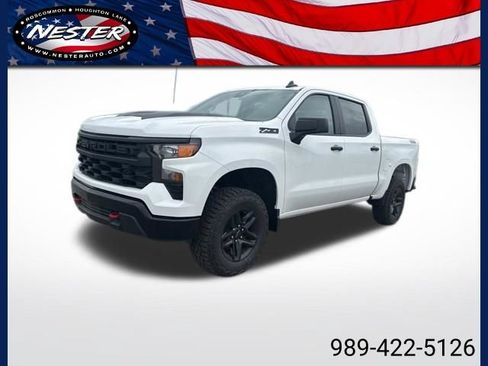 New 2026 Chevrolet Silverado 1500 Custom Trail Boss w/ LPO, Dark Essentials Package AWD/4WD image 1