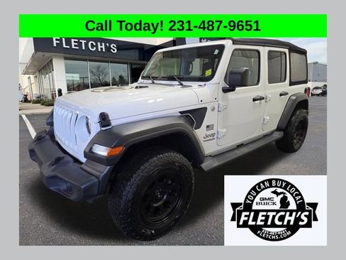 Used 2020 Jeep Wrangler Unlimited Sport image 1
