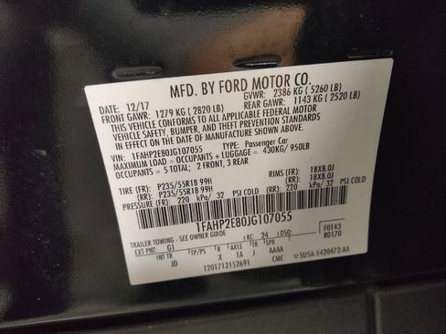 Used 2018 Ford Taurus SEL w/ Equipment Group 201A FWD image 33