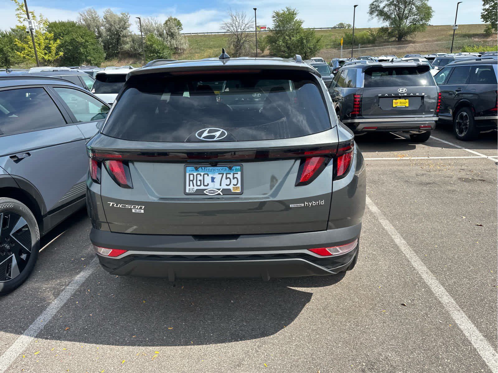 Used 2024 Hyundai Tucson Blue AWD/4WD image 4