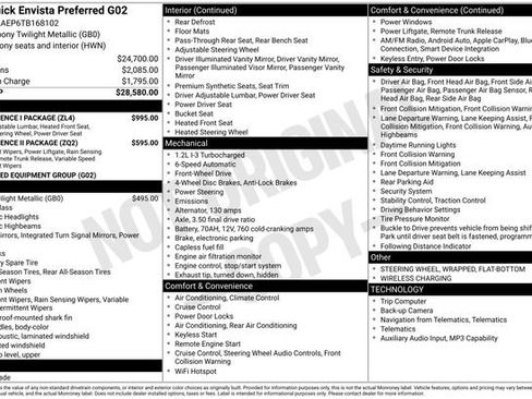 New 2026 Buick Envista Sport Touring w/ Convenience I Package FWD image 22