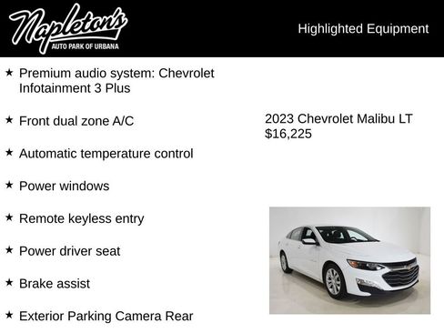 Used 2023 Chevrolet Malibu LT FWD image 15