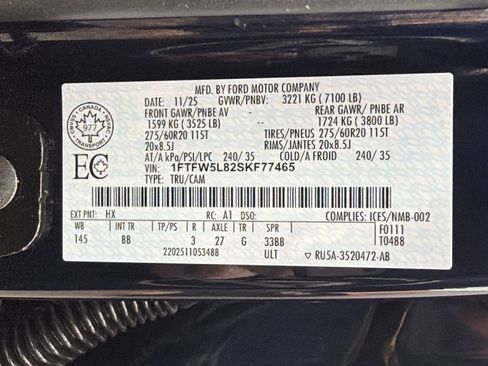 Used 2025 Ford F150 Lariat AWD/4WD image 42