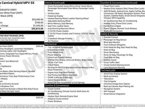 New 2026 Kia Carnival SX Prestige FWD image 5